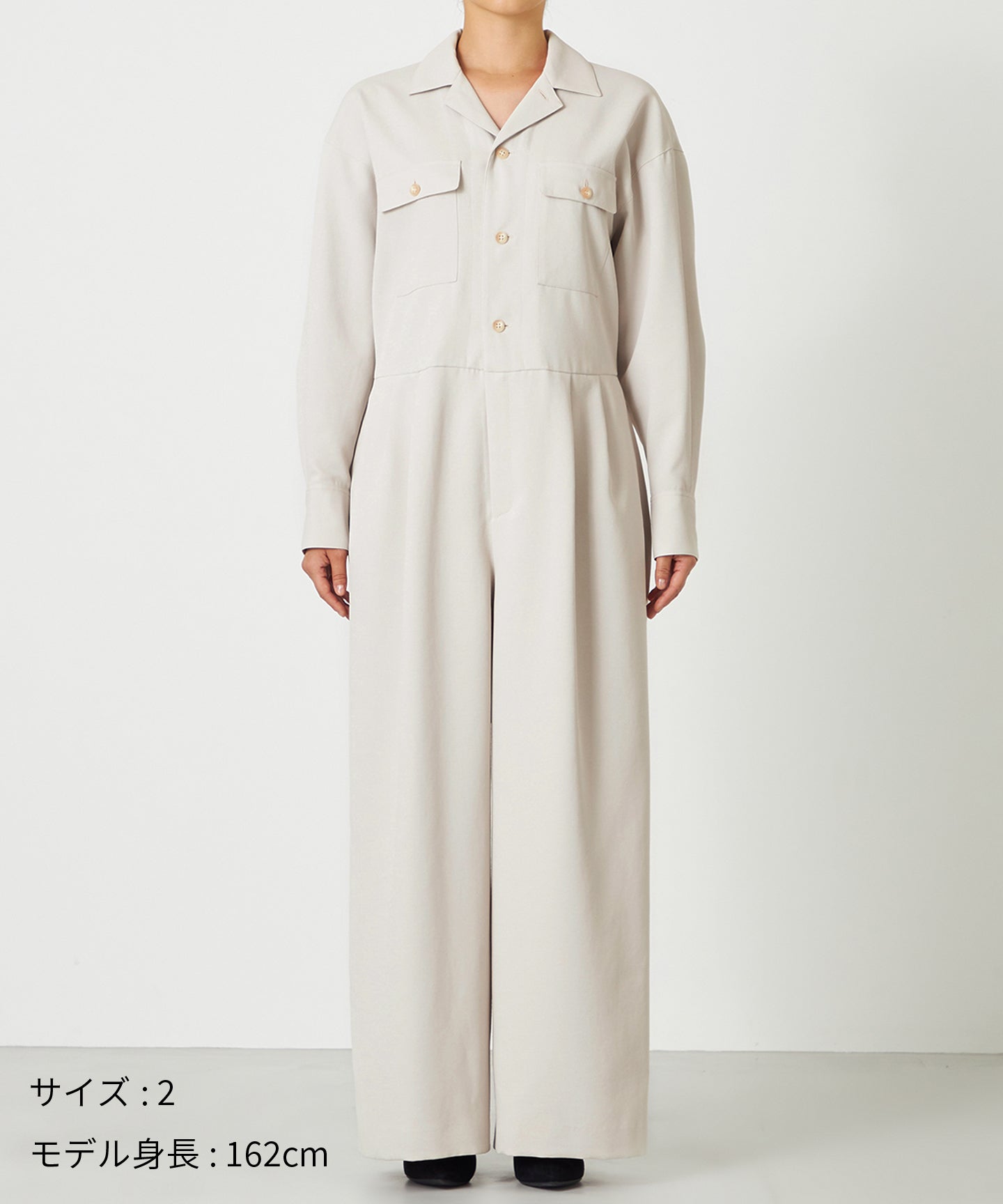 SALE・ReNAVE】スパンポリエステル オールインワン